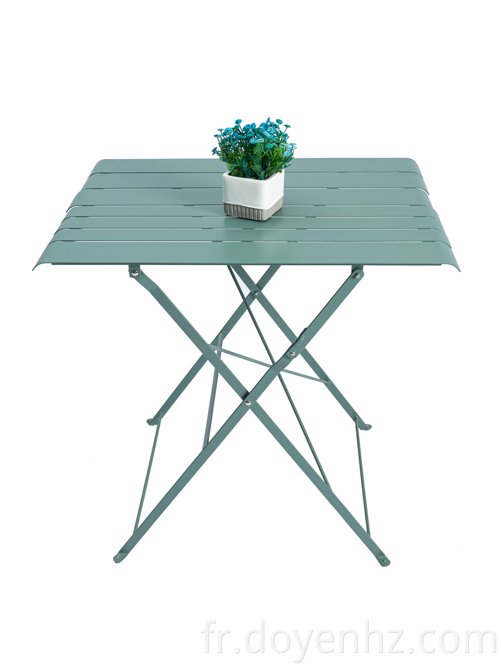 Metal Folding Rectangle Patio Table